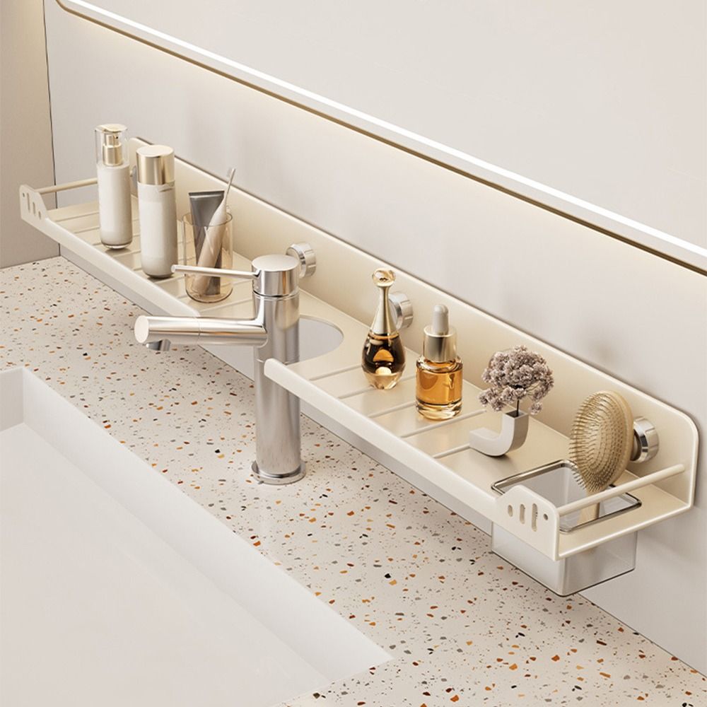 Commercial Kitchen Rack - Suction Cup Bathroom Shelves Wall Mounted