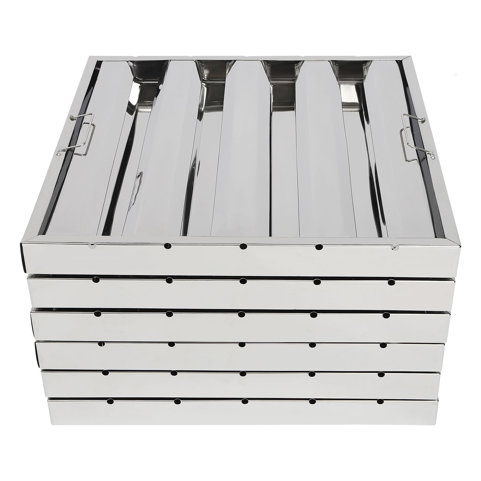 Commercial Kitchen Hood - 6 Pack Hood Filters, Stainless Steel