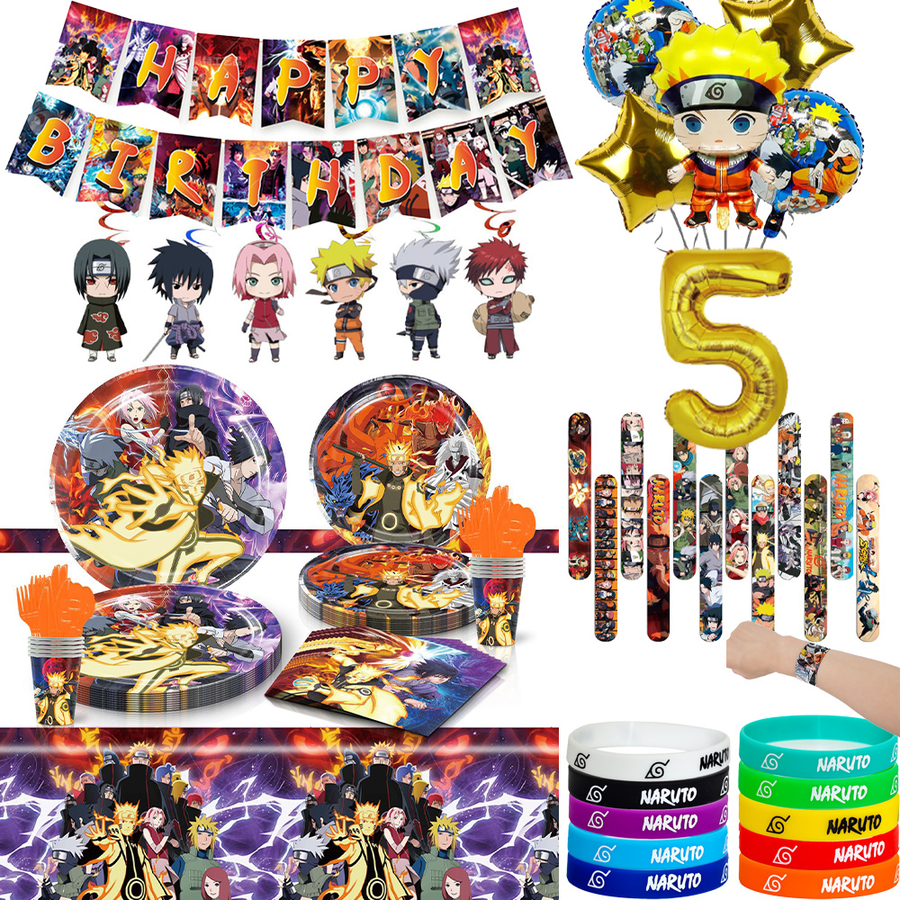 Commercial Kitchen Items - Naruto Birthday Party Supplies Set Uzumaki