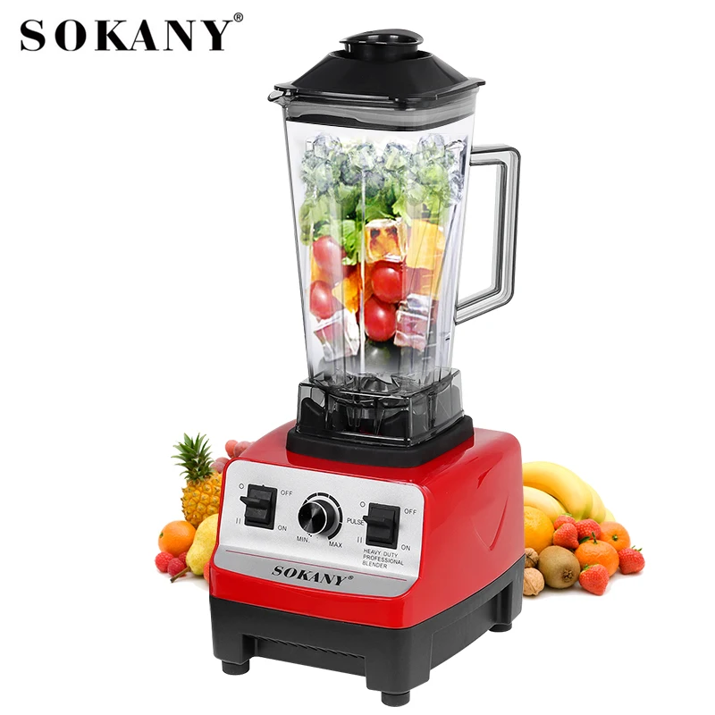 Commercial Blender Heavy Duty - SOKANY 4500W Heavy Duty Commercial Grade