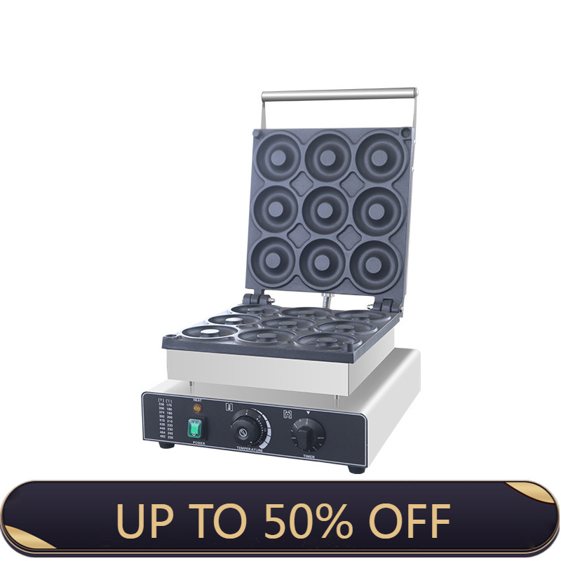 Waffle Maker Commercial - New process Commercial Donut Maker 4pcs/9pcs