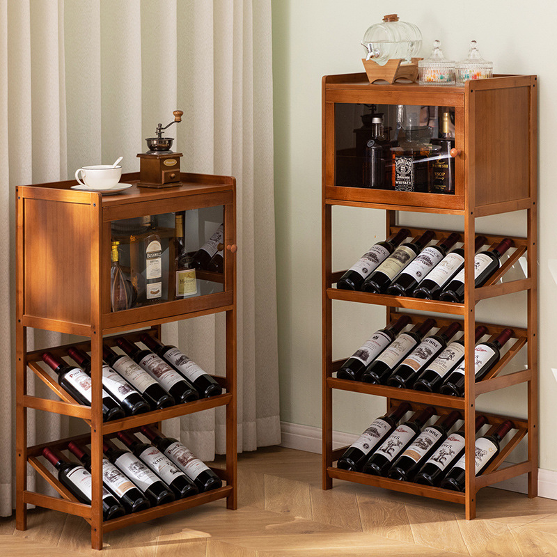 Solid Bamboo Wine Rack 3/4-Tie - đánh giá và giá Commercial Kitchen Rack