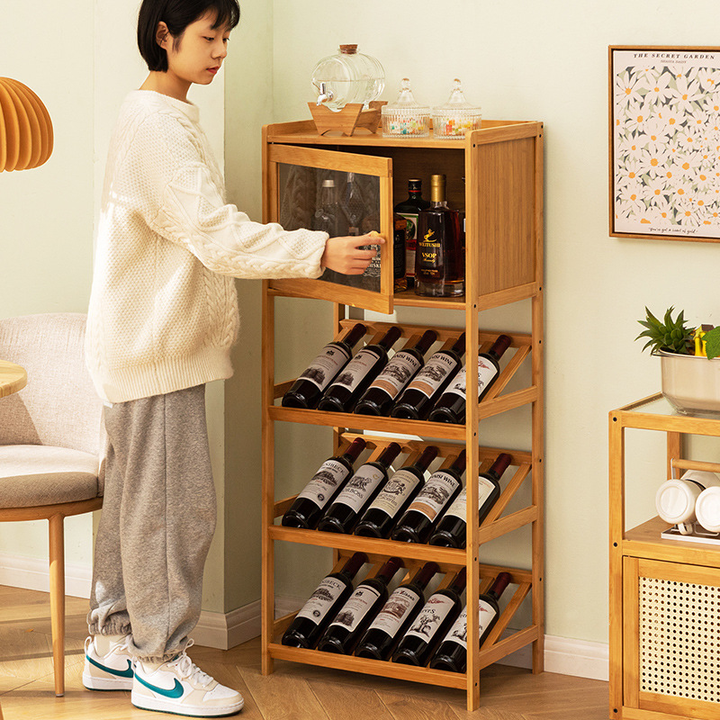 Solid Bamboo Wine Rack 3/4-Tie - đánh giá và giá Commercial Kitchen Rack