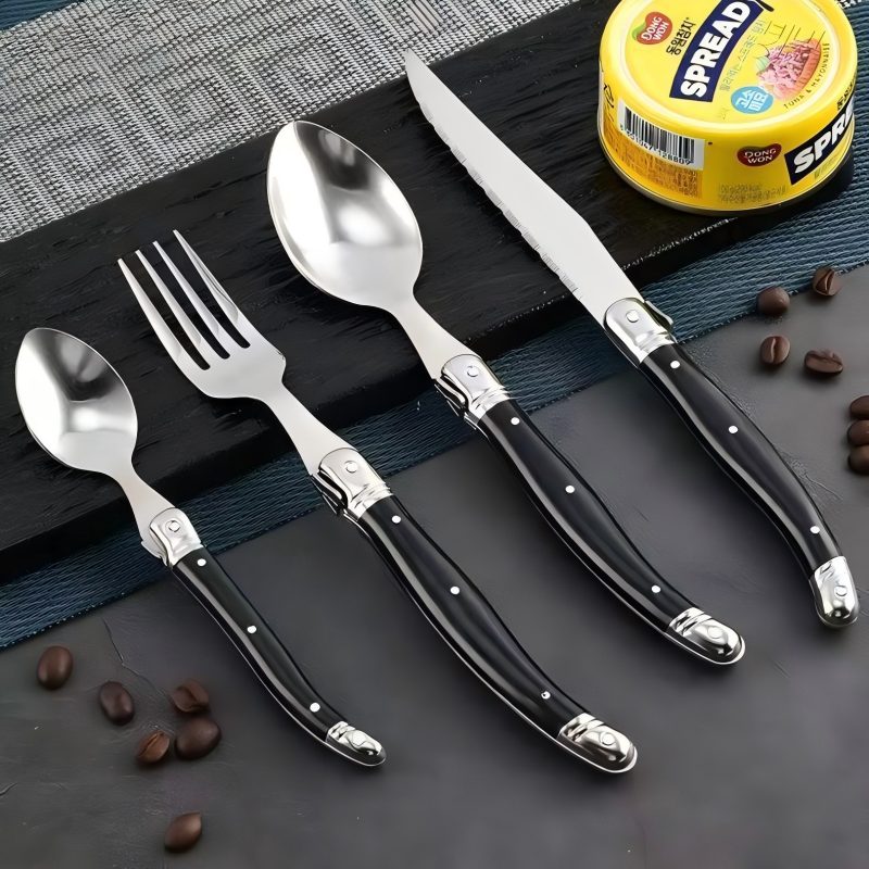 4-24pcs 8inch Laguiole Cutlery - đánh giá và giá Commercial Kitchen Knives