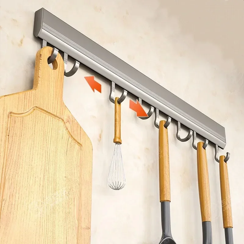 Aluminum Alloy Hooks Rack Wall - đánh giá và giá Commercial Kitchen Rack