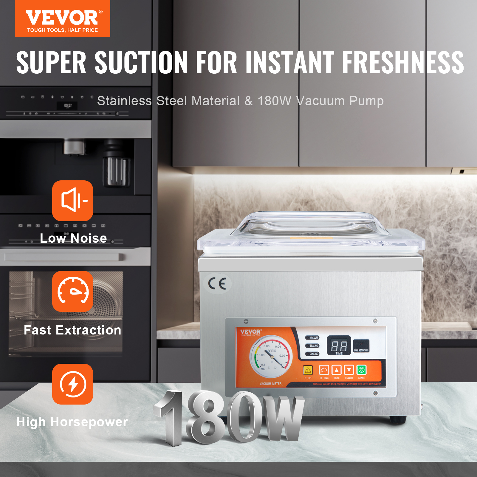 SucceBuy DZ-260A Chamber Vacuu - đánh giá và giá Vacuum Sealer