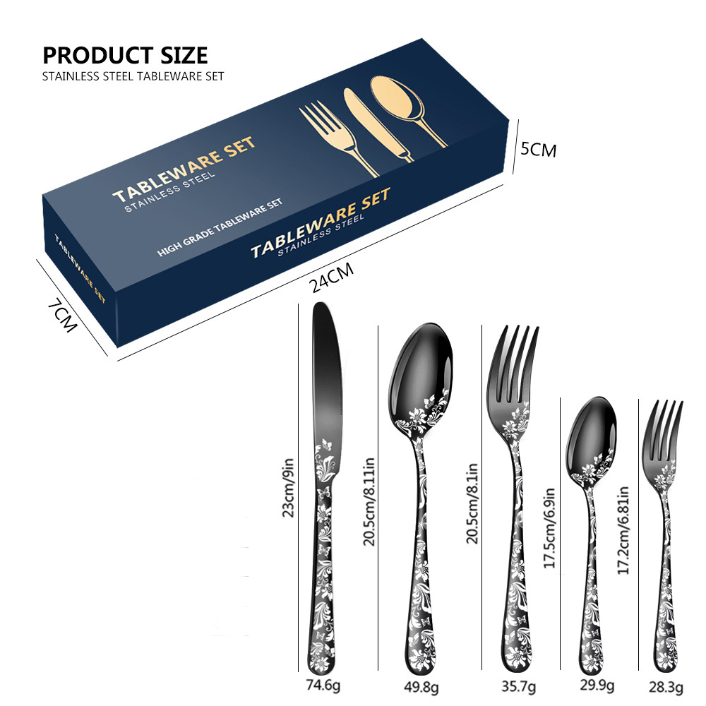 20Pcs Pattern Stainless Steel  - đánh giá và giá Commercial Kitchen Knives