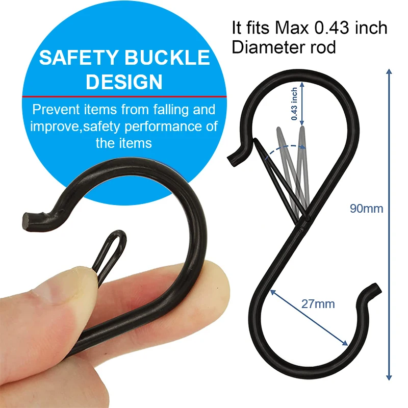 10 /100pcs Metal Hanging Hooks - đánh giá và giá Commercial Kitchen Rack