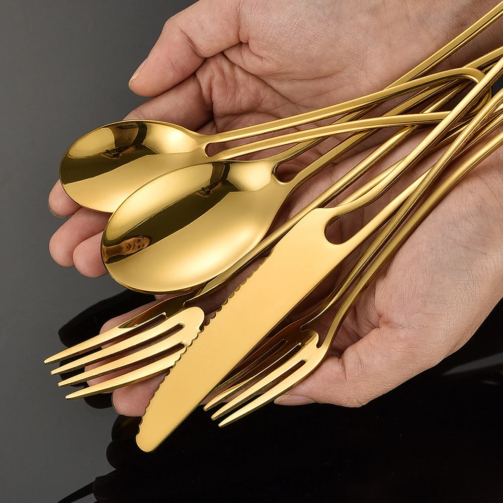 5Pcs Dinnerware Set Stainless  - đánh giá và giá Commercial Kitchen Knives