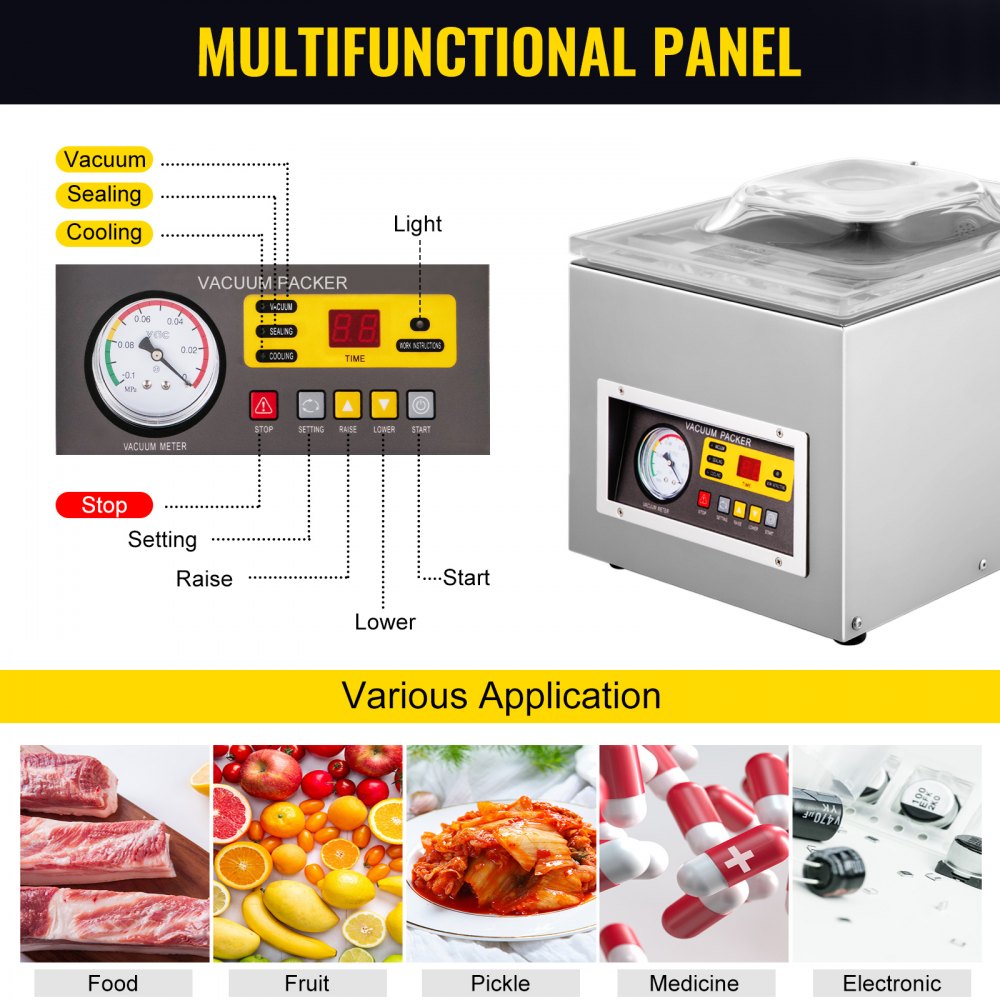 10V Chamber Vacuum Sealer DZ 2 - đánh giá và giá Vacuum Sealer