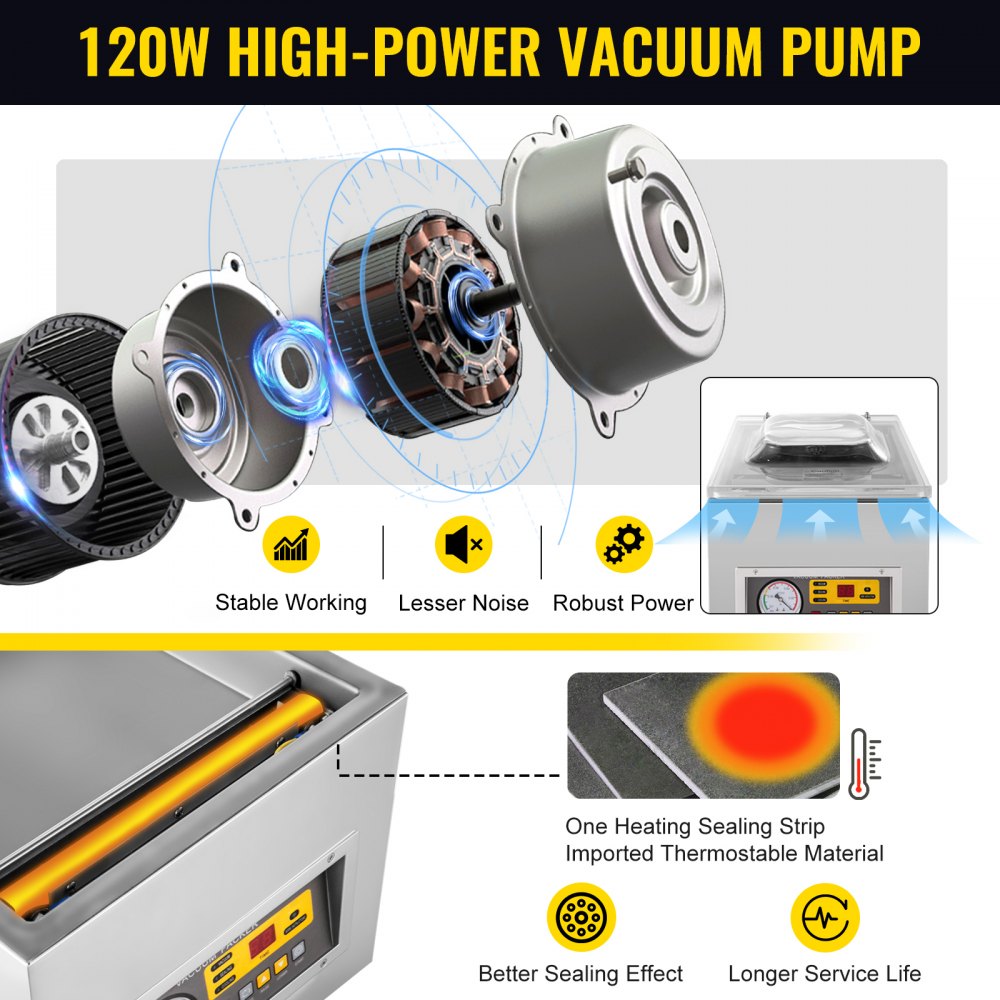 10V Chamber Vacuum Sealer DZ 2 - đánh giá và giá Vacuum Sealer