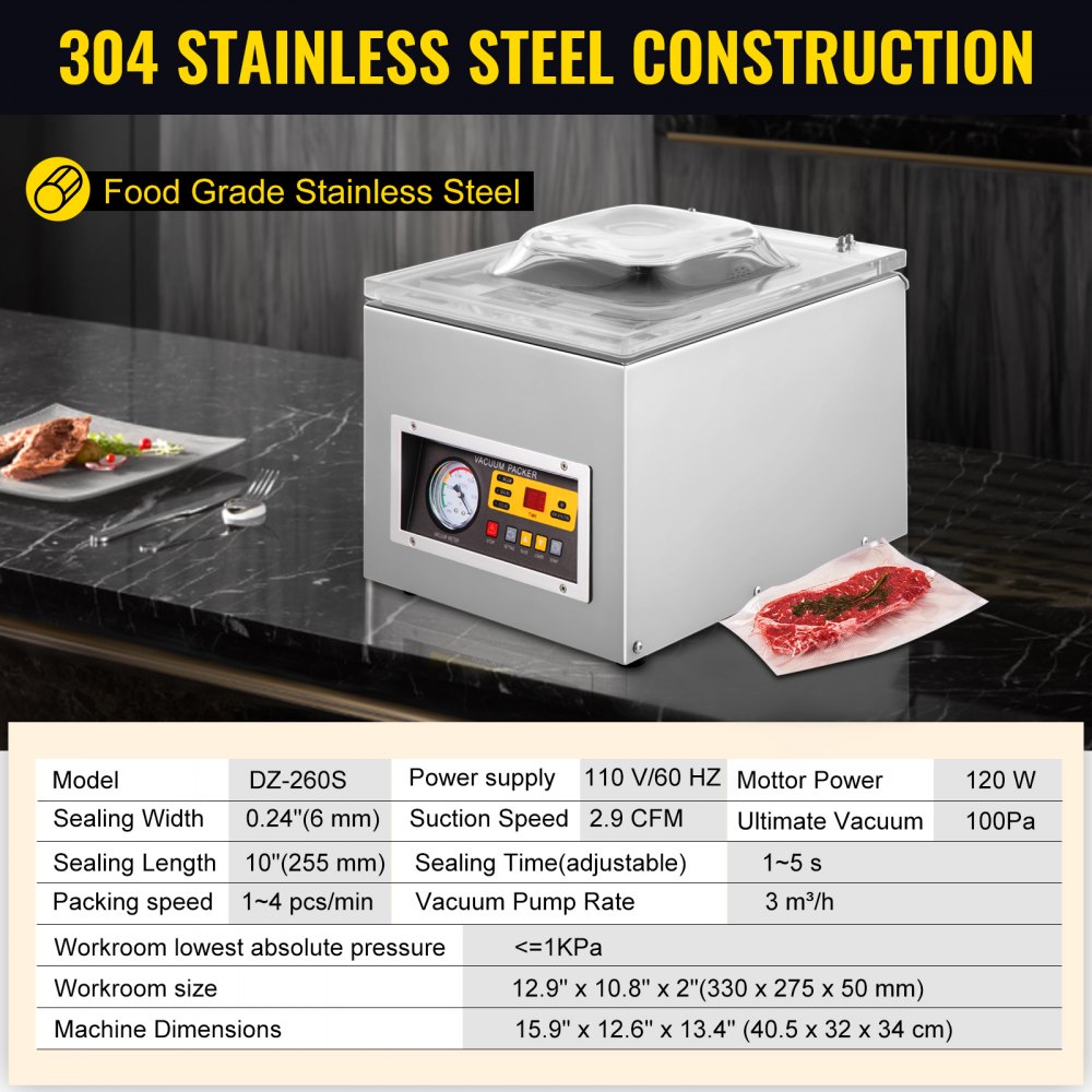 10V Chamber Vacuum Sealer DZ 2 - đánh giá và giá Vacuum Sealer