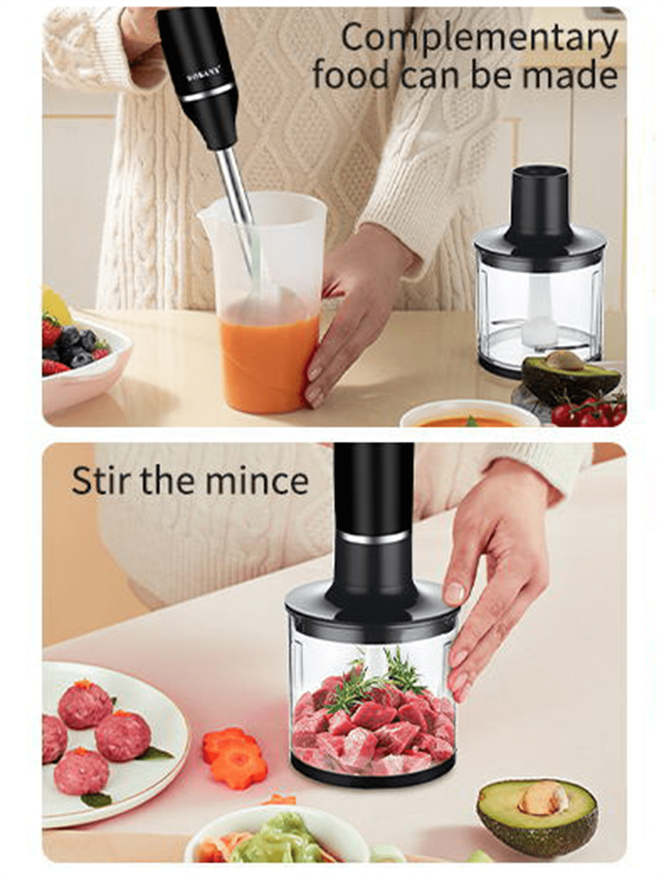 SOKANY 1714 Immersion Hand Ble - đánh giá và giá Commercial Blender Heavy Duty