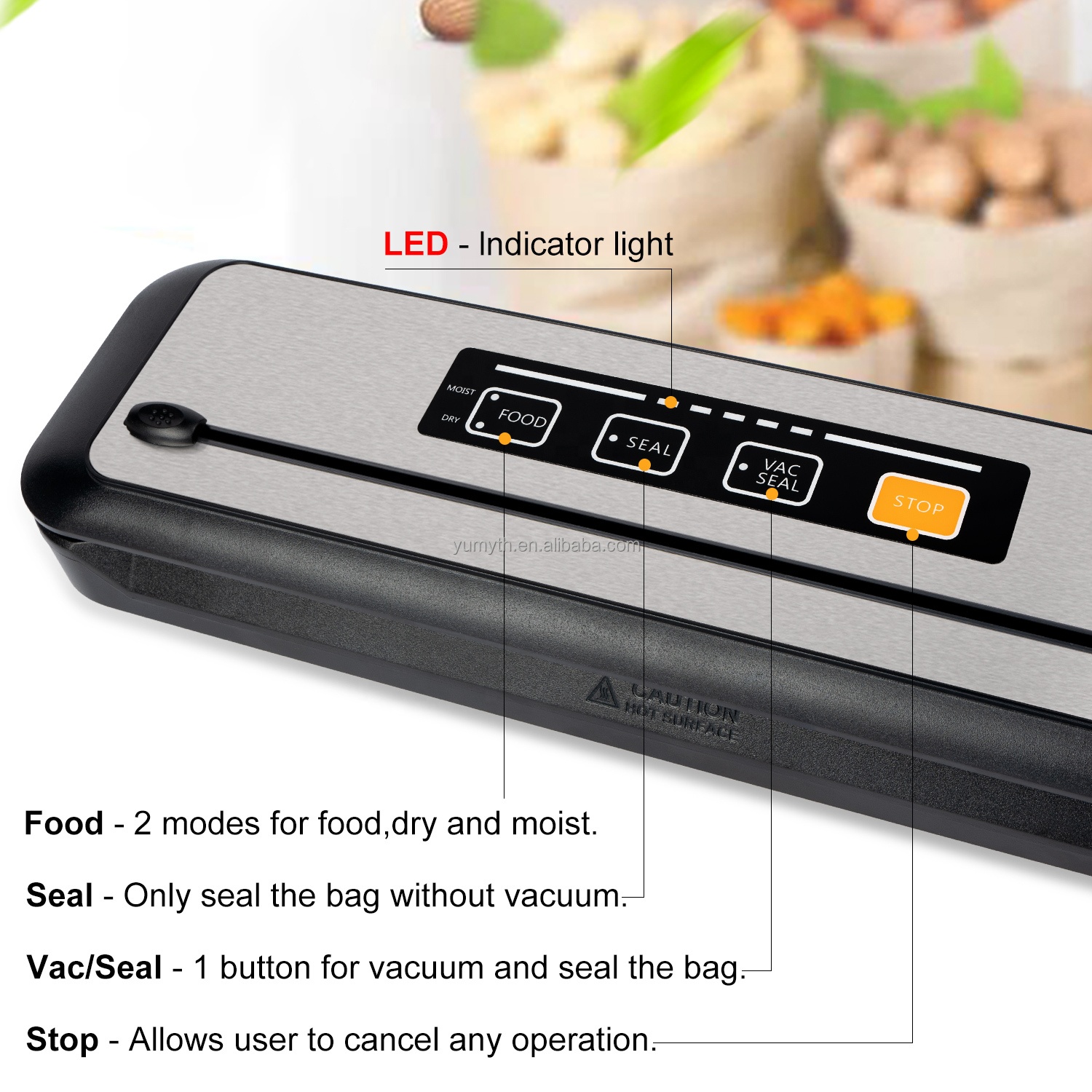 Portable USB-Powered Food Vacu - đánh giá và giá Vacuum Sealer