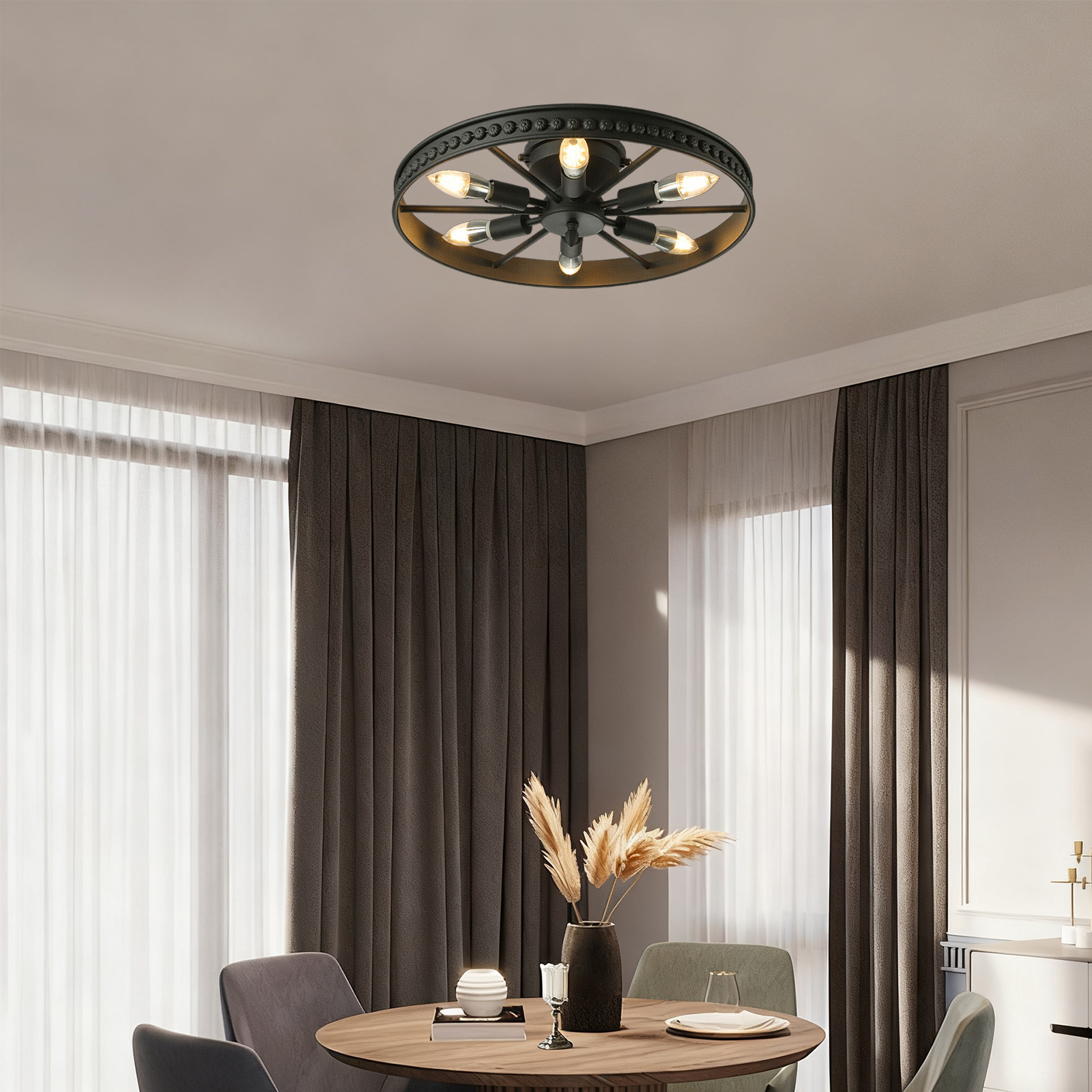 110V Industrial Round Ceiling  - đánh giá và giá Commercial Kitchen Ceiling
