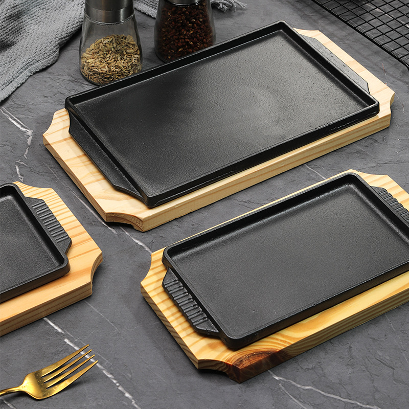 Cast Iron Rectangle Shape Rest - đánh giá và giá Teppanyaki Grill Table