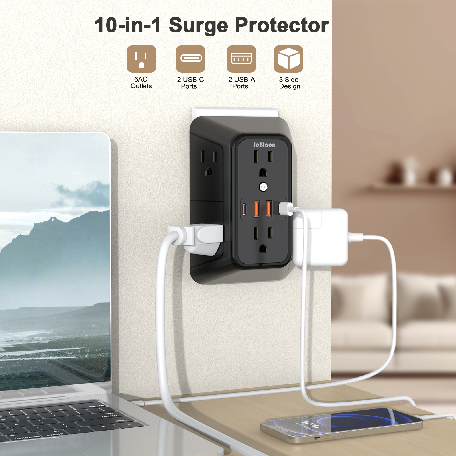 10-in-1 US Plug Power Strip,Su - đánh giá và giá Commercial Kitchen In Residential Home