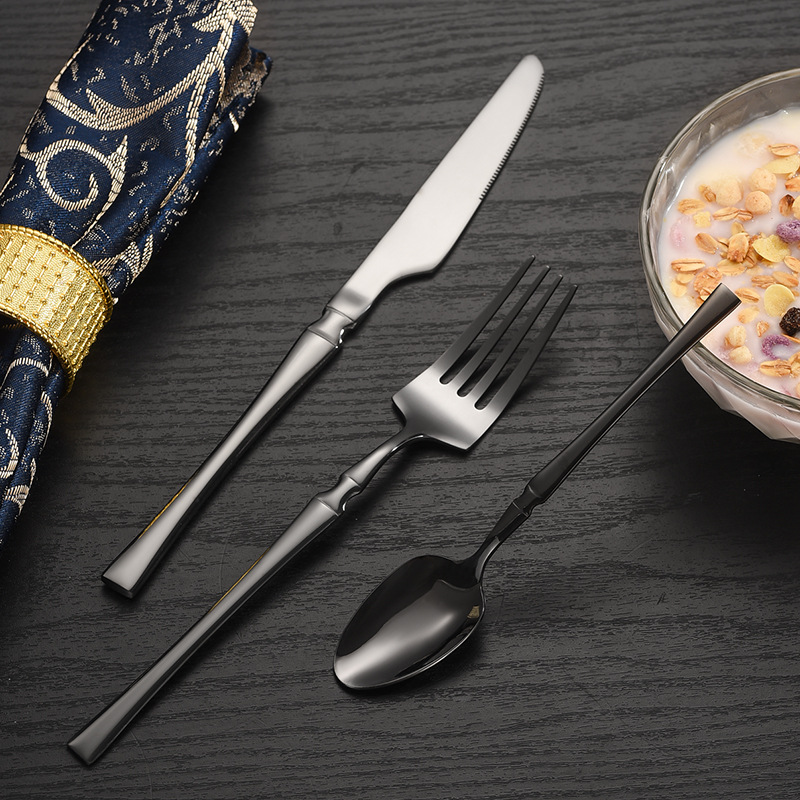 40/60-piece black stainless st - đánh giá và giá Commercial Kitchen Knives