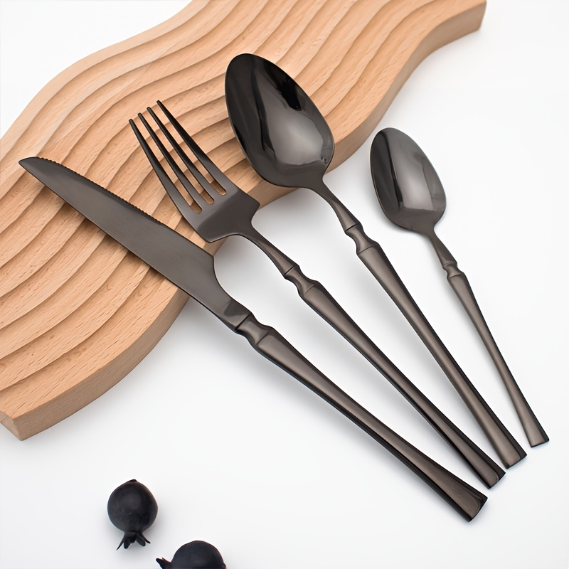 40/60-piece black stainless st - đánh giá và giá Commercial Kitchen Knives