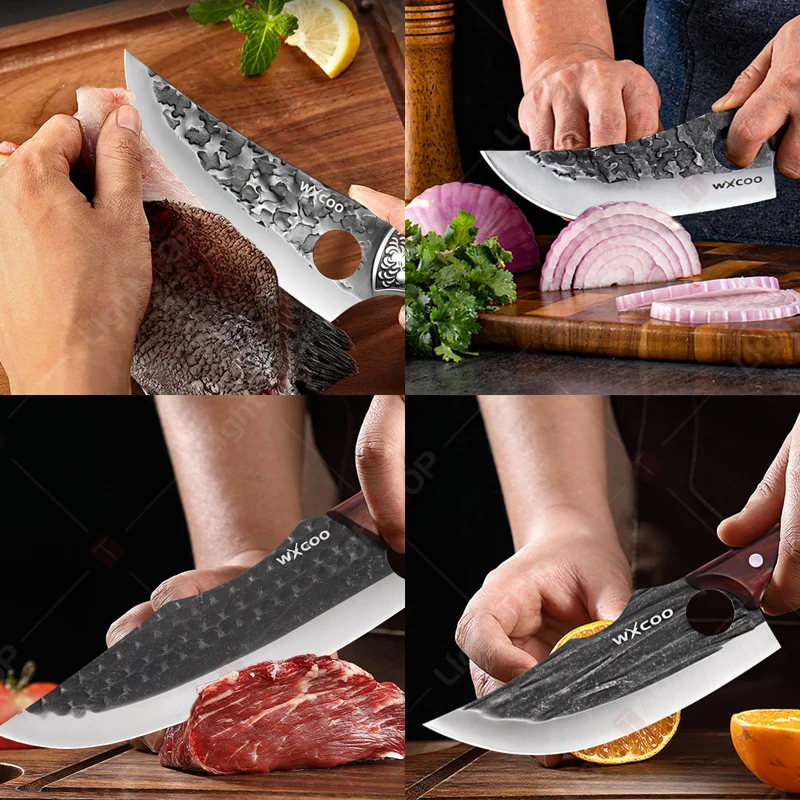 WXCOO Professional Kitchen Kni - đánh giá và giá Commercial Kitchen Knives