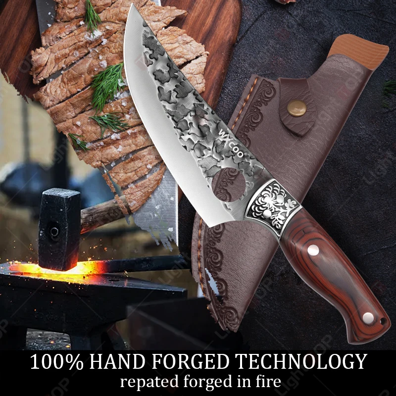 WXCOO Professional Kitchen Kni - đánh giá và giá Commercial Kitchen Knives