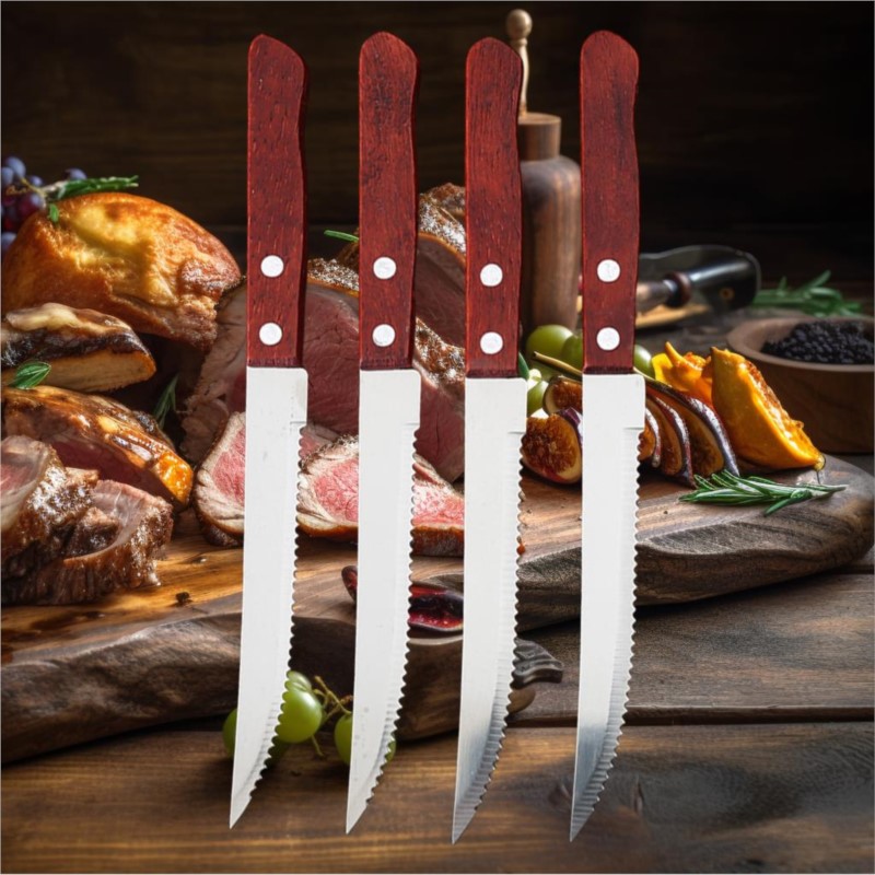 1-20 Pcs Stainless Steel Steak - đánh giá và giá Commercial Kitchen Knives