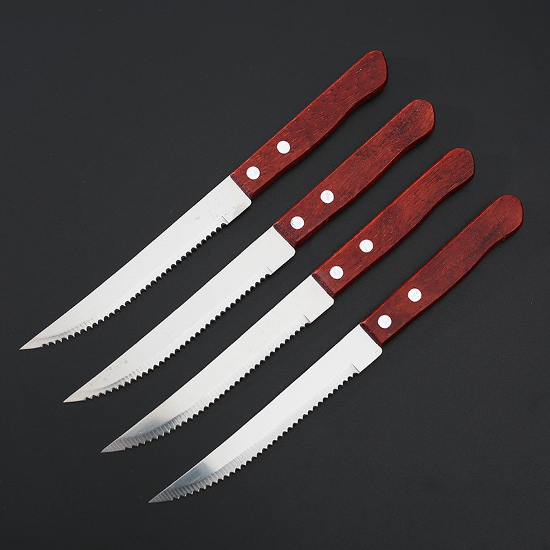 1-20 Pcs Stainless Steel Steak - đánh giá và giá Commercial Kitchen Knives