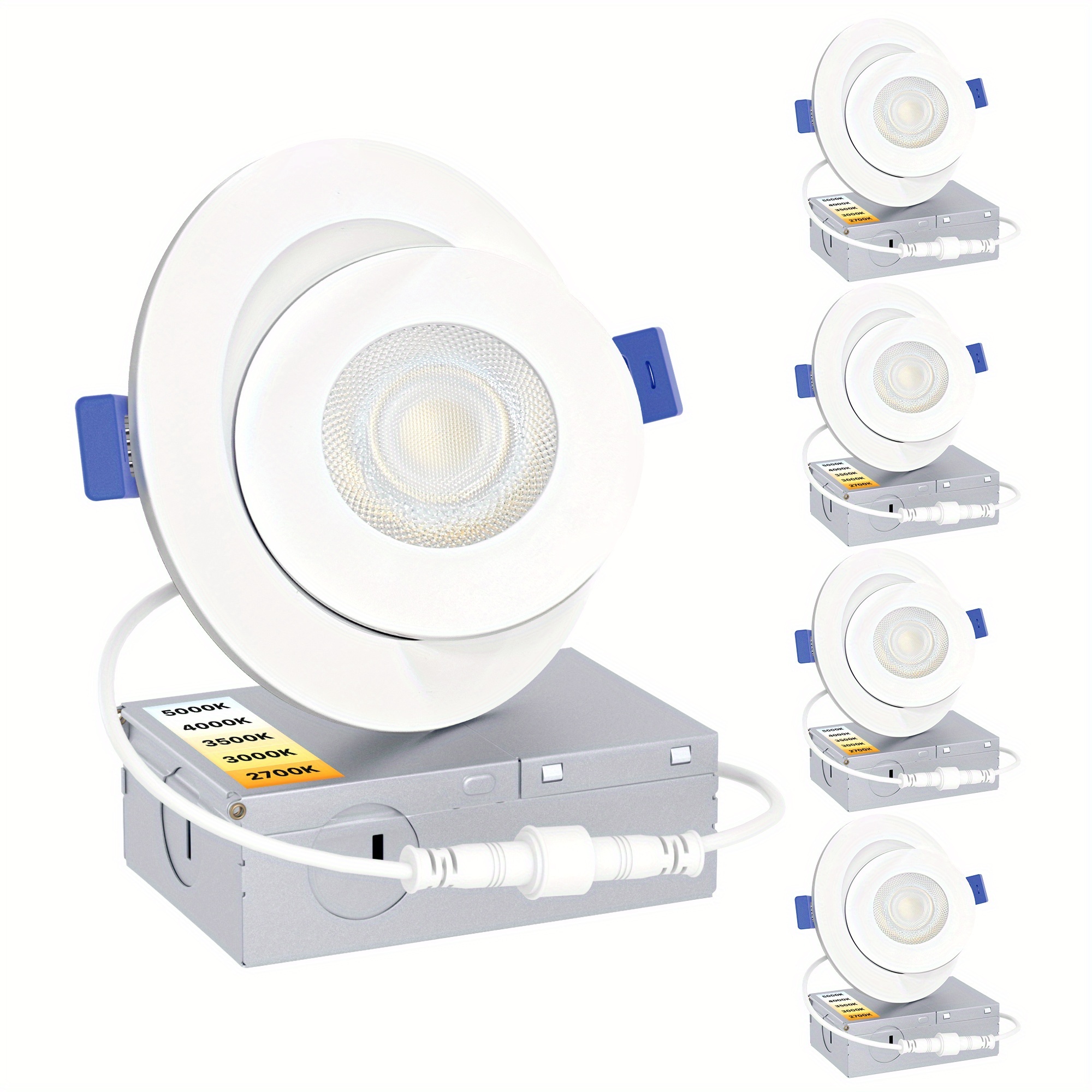4/6/12 Pack 4-Inch Gimbal LED  - đánh giá và giá Commercial Kitchen In Residential Home