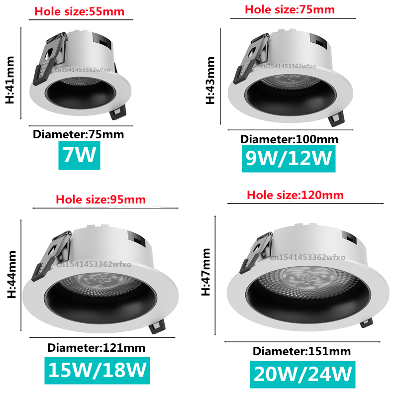 Dimmable COB downlight Spotlig - đánh giá và giá Commercial Kitchen Ceiling