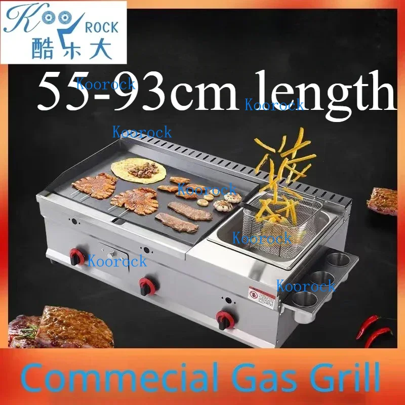 Commercial Gas Griddle & Fryer - đánh giá và giá Teppanyaki Grill Table