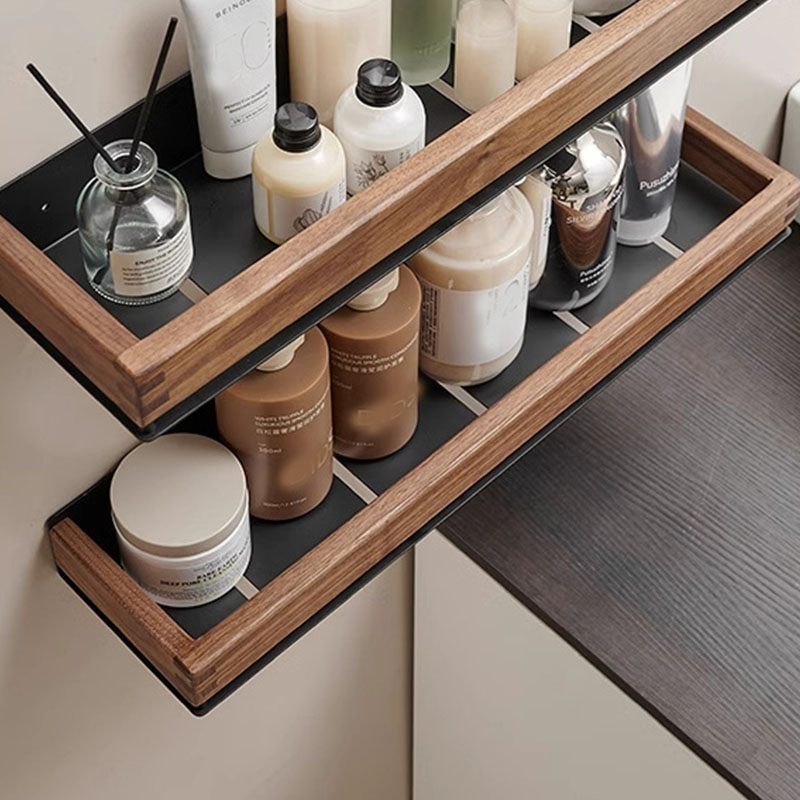 Wood Bathroom Shelves Wall Mou - đánh giá và giá Commercial Kitchen Rack