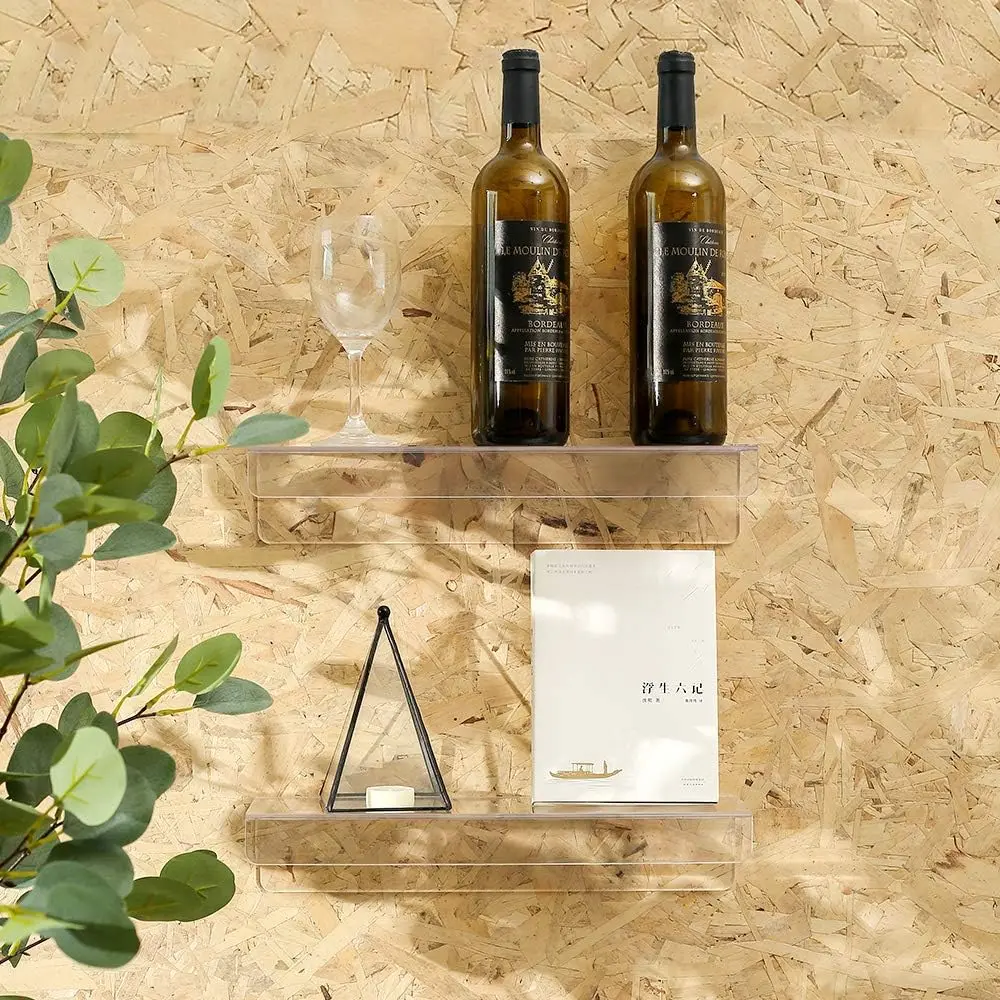 Clear Acrylic Floating Shelves - đánh giá và giá Commercial Kitchen Rack