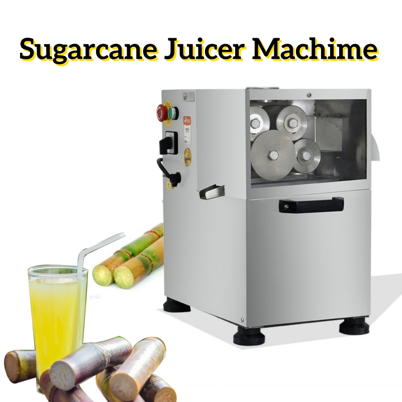 4-Rollers Electric Cane Crushe - đánh giá và giá Juice Extractor Commercial