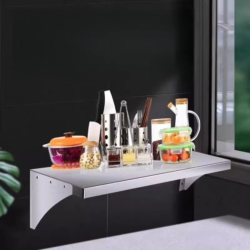 Stainless Steel Wall-mounted F - đánh giá và giá Commercial Kitchen Rack