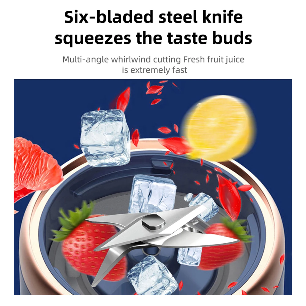 6 Blades Electric Juicer Cup 2 - đánh giá và giá Juice Extractor Commercial