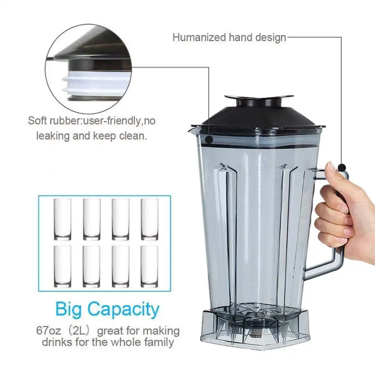 SOKANY 4500W Heavy Duty Commer - đánh giá và giá Commercial Blender Heavy Duty