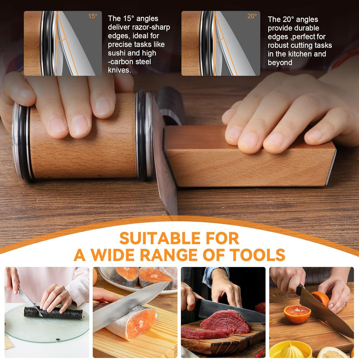 Rolling Knife Sharpener Magnet - đánh giá và giá Commercial Kitchen Knife Holder