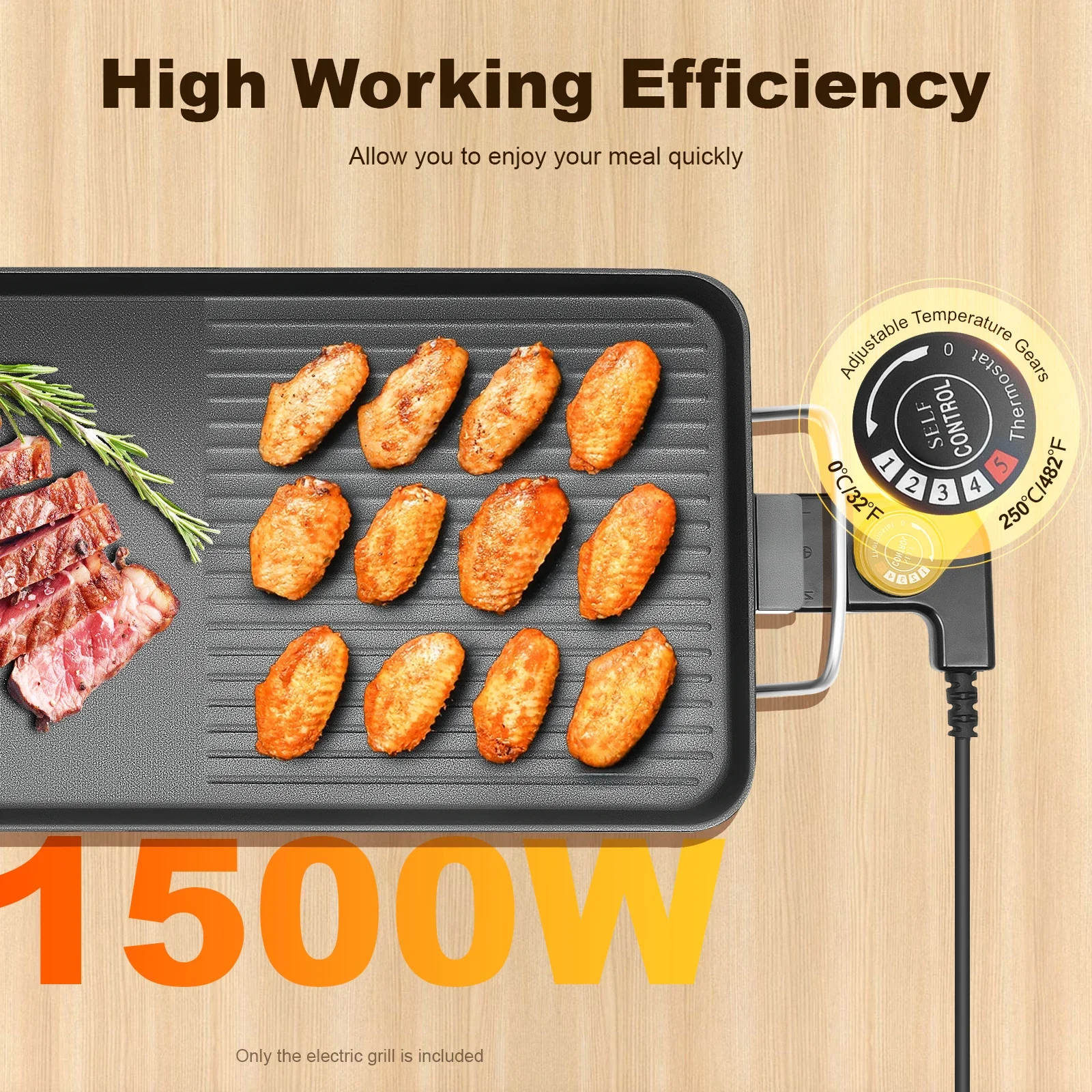 27'' 1500W Electric Griddle Te - đánh giá và giá Teppanyaki Grill Table